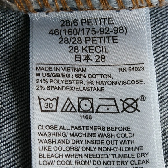 Gap Universal Jegging Sky High Denim Jean 6P / 28  Blue - Picture 9 of 13